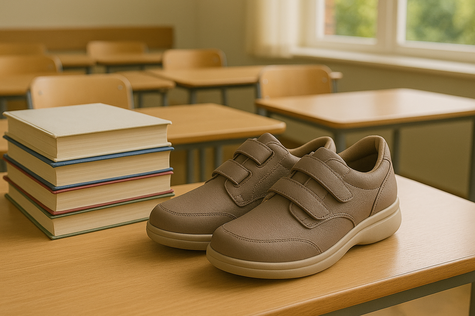 Orthopedic shoes for teachers in the UK with cushioned insoles.