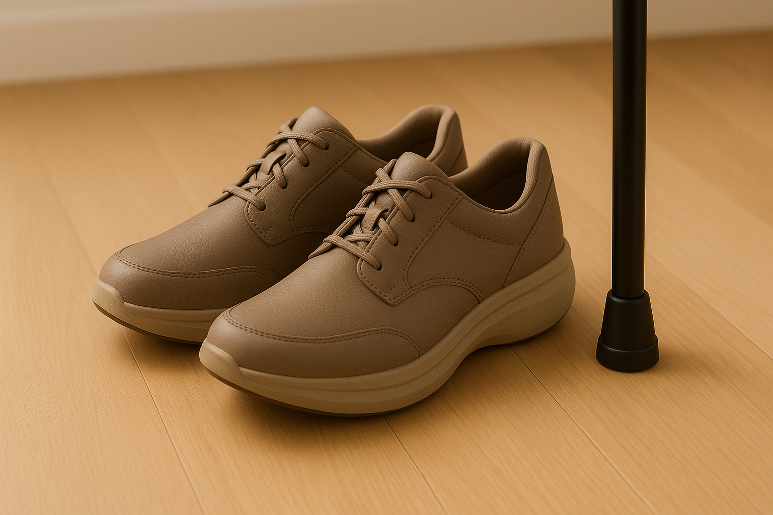 Orthopedic shoes with rocker soles for Parkinson’s patients in the UK.