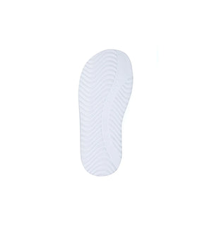 Grey Ashby women's extra wide mesh shoes with a rocker sole designed for smoother walking and pressure relief.
