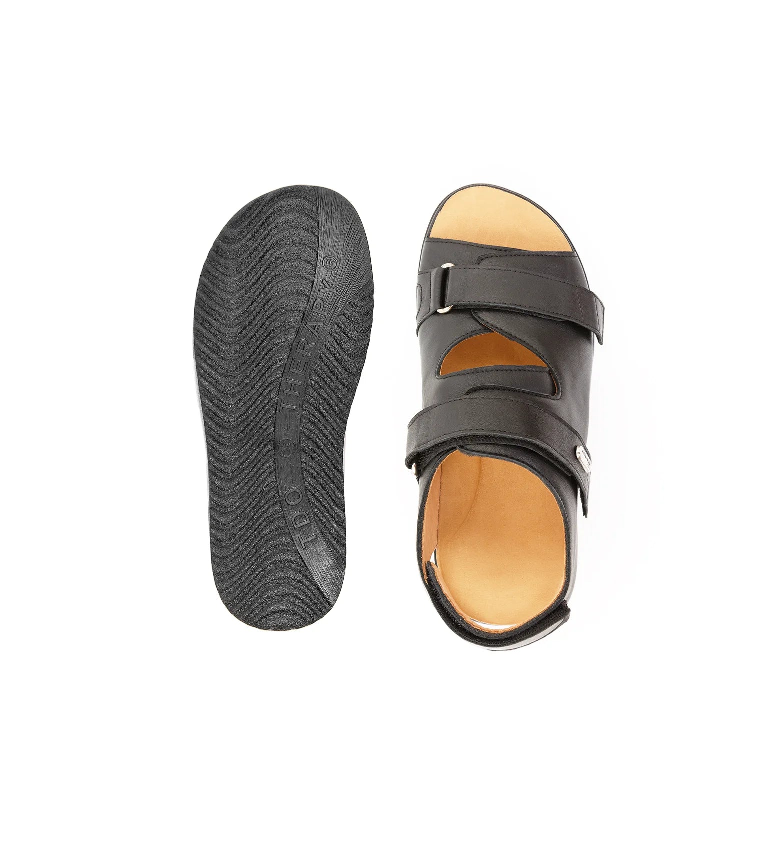 Men’s orthopedic sandals for post-operation recovery with cushioned footbed – Cedar wide fit.