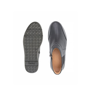 Men’s wide fit orthopedic slip-on Chelsea boots in leather with supportive cushioning – chelsea shoes.