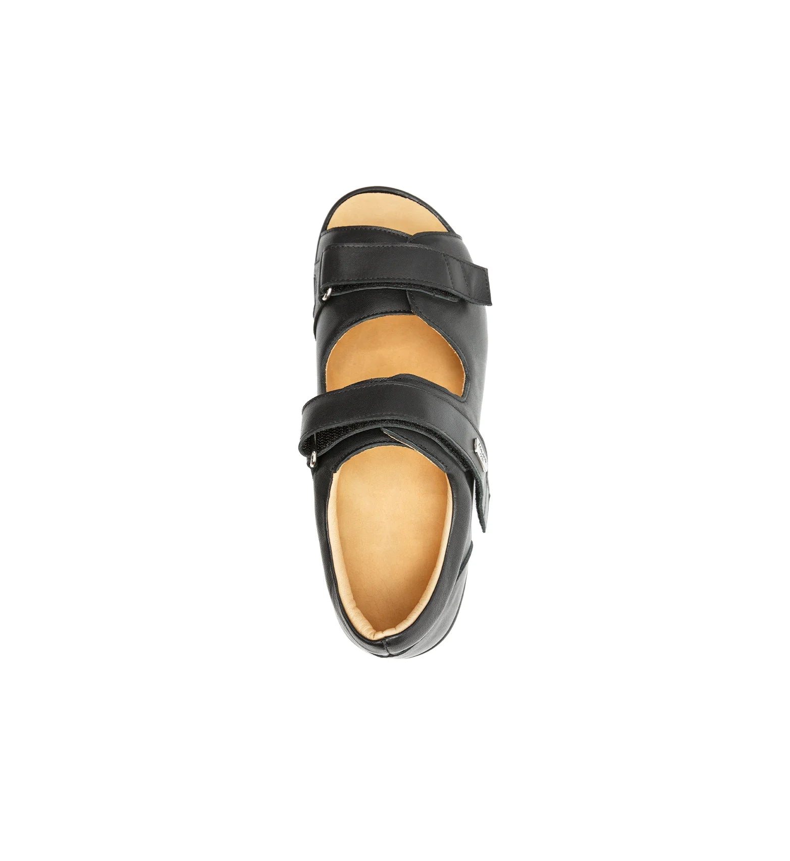 Women’s soft leather orthopedic comfort sandals with gentle lining for sensitive feet.