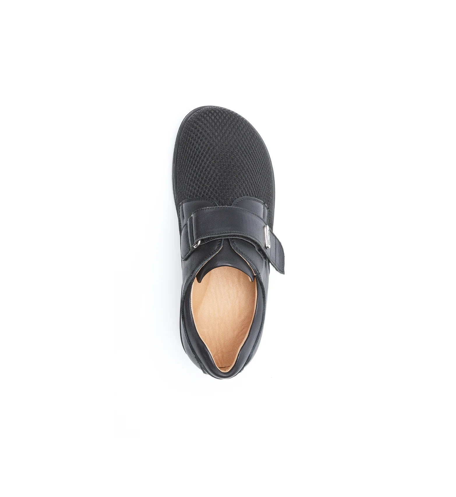Supportive diabetic shoes for men featuring removable insoles and cushioned interior