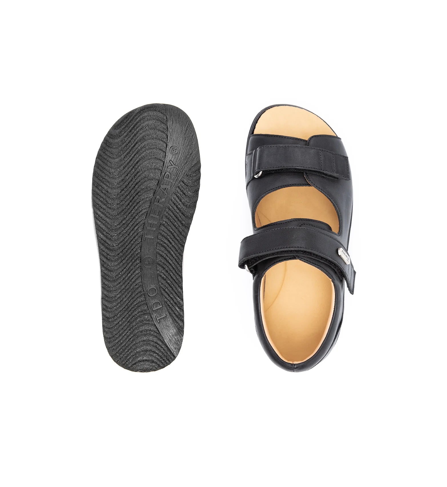 Easy-to-wear sandals for elderly women with foot sensitivity and swelling.