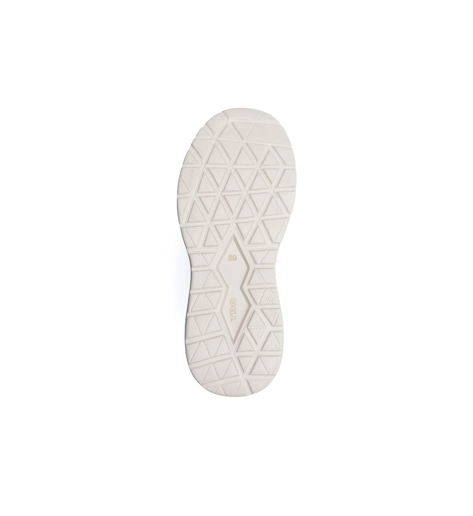 Outsole view of the Flex Air grey trainer showing the supportive tread pattern