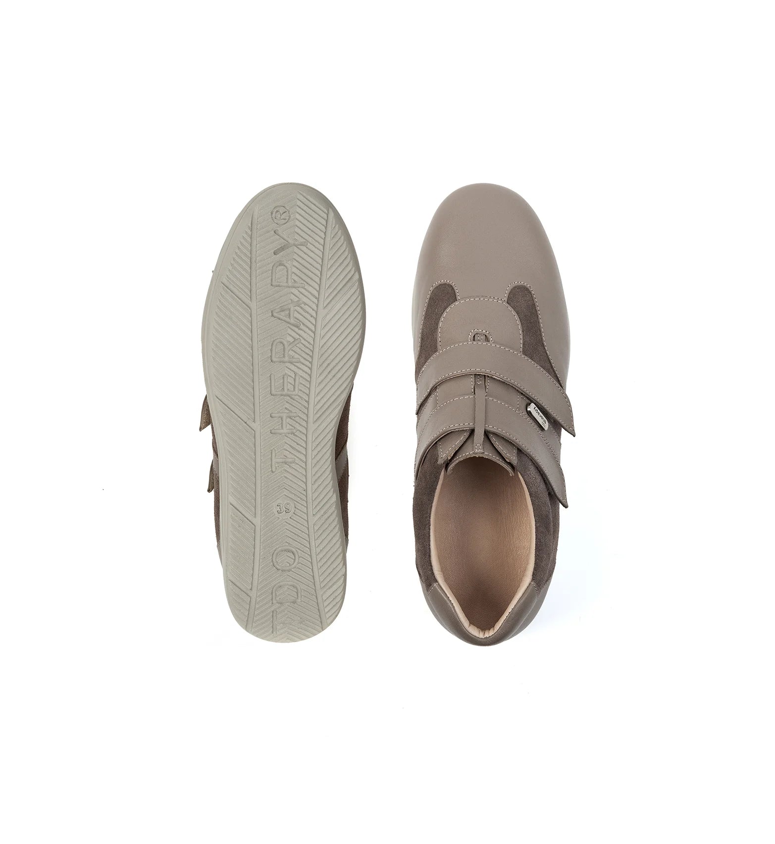 Women’s lightweight orthopedic comfort trainers with soft leather upper and shock-absorbing sole – Luna footwear.