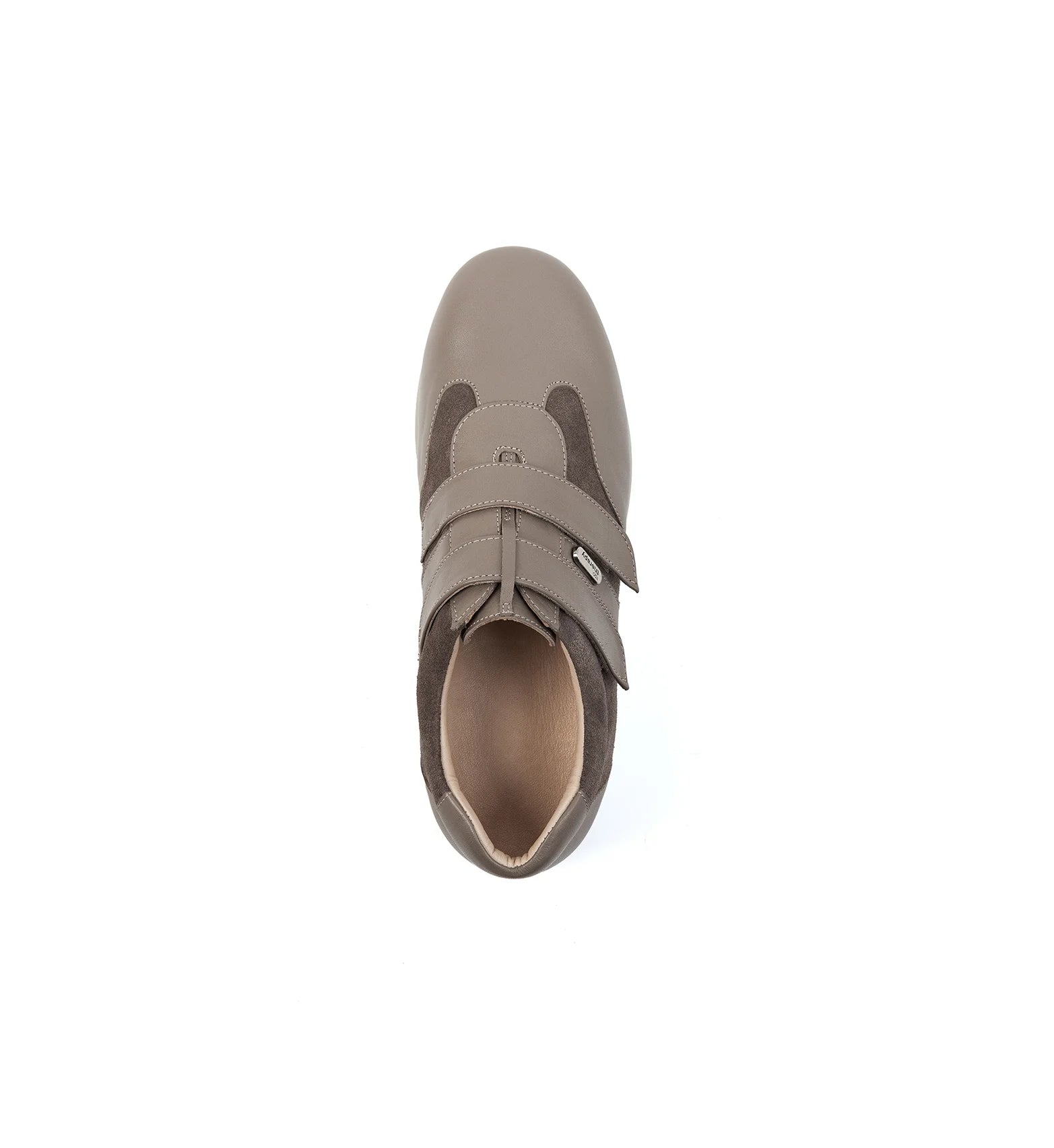 Women’s orthopedic trainers with dual Velcro straps for secure fit and daily comfort – Luna model.