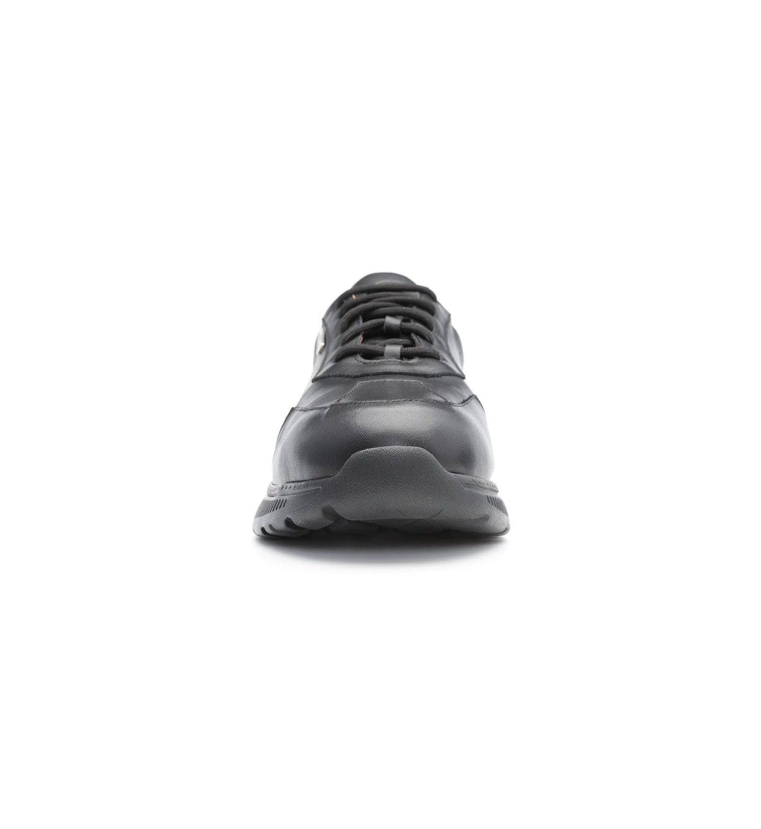 Men’s white wide and deep orthopedic trainer with lace-up fastening and supportive sole