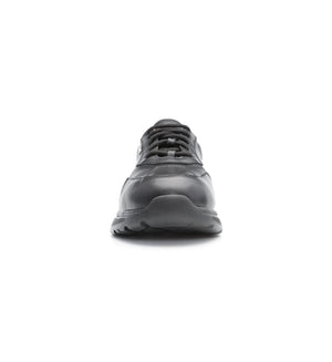 Men’s white wide and deep orthopedic trainer with lace-up fastening and supportive sole