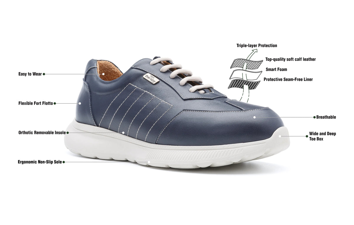 Trainers recommended by podiatrists for foot health and biomechanical support.