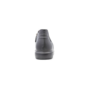 Men’s wide fit orthopedic leather ankle boots with cushioned sole – Porter footwear.