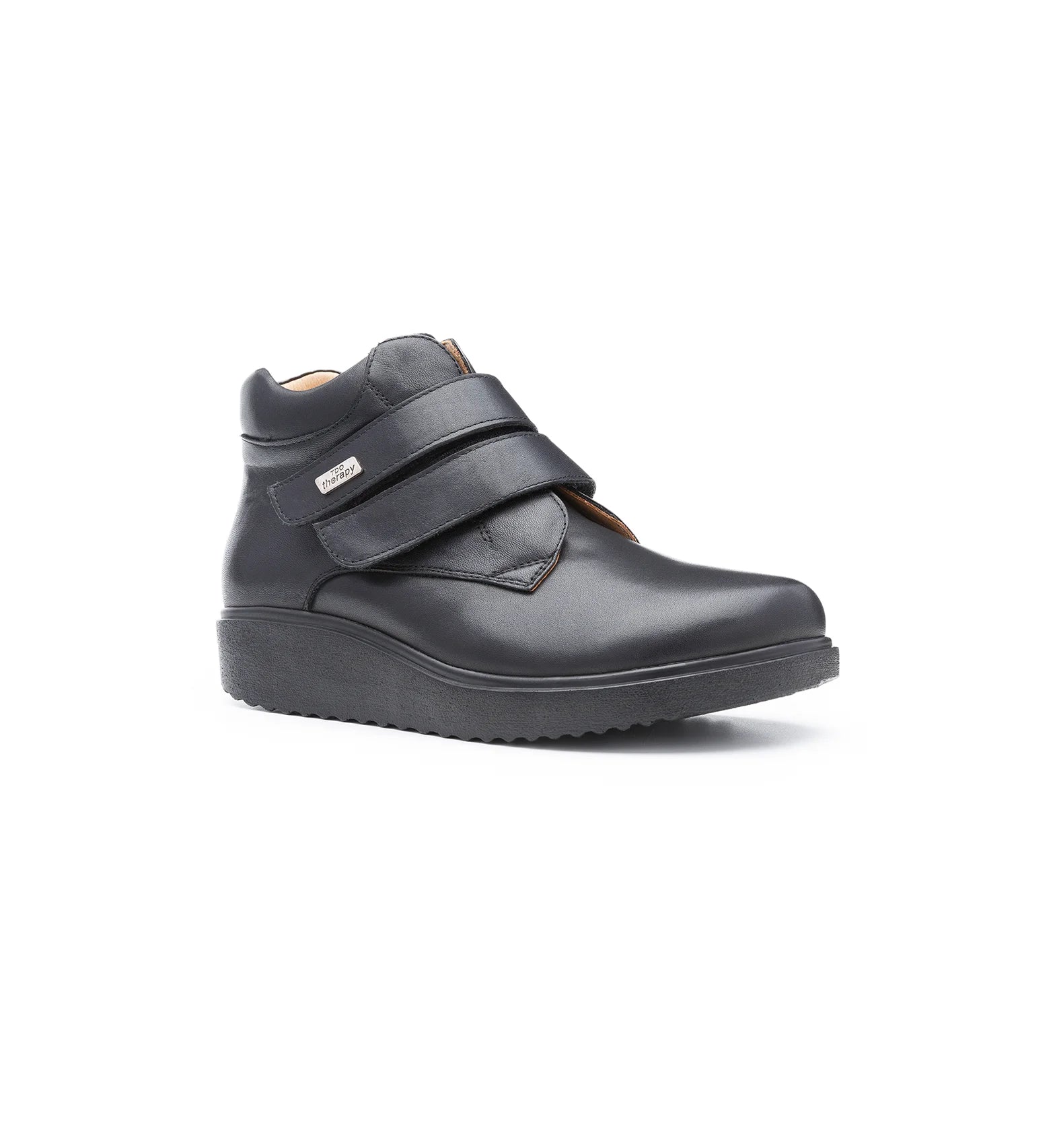 Men’s extra wide fit orthopedic diabetic boots with dual Velcro straps and cushioned sole – Roam model.