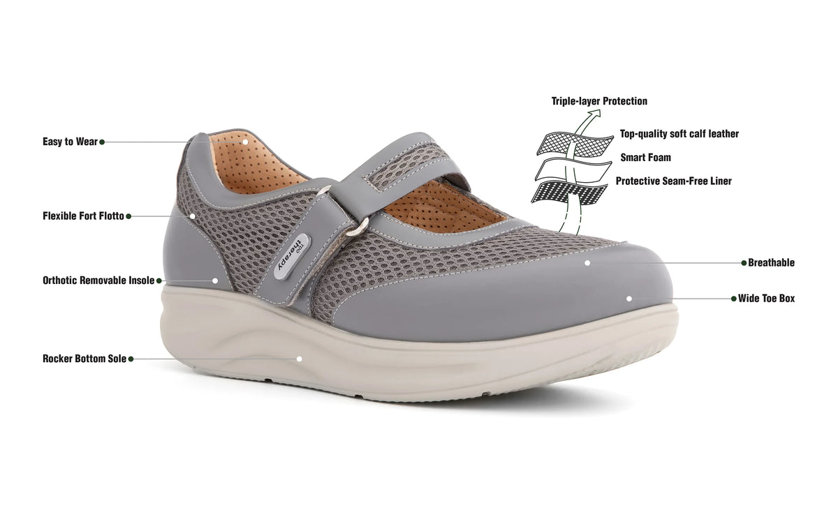 Women's orthopedic walking shoes for comfort