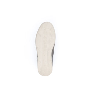 Rocker sole outsole designed to encourage a smoother walking motion and help reduce pressure during daily activities.