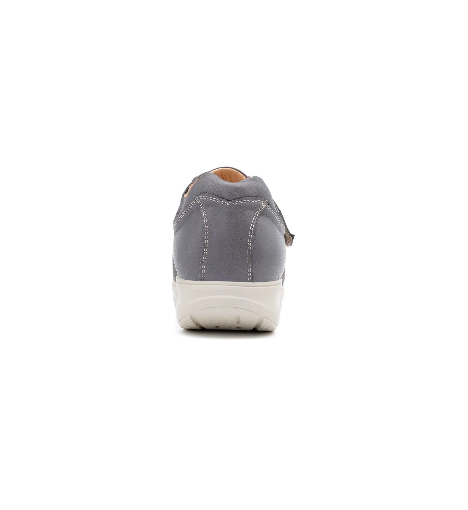 Rear view of women's supportive comfort shoes showing a stable heel design for confident everyday walking.